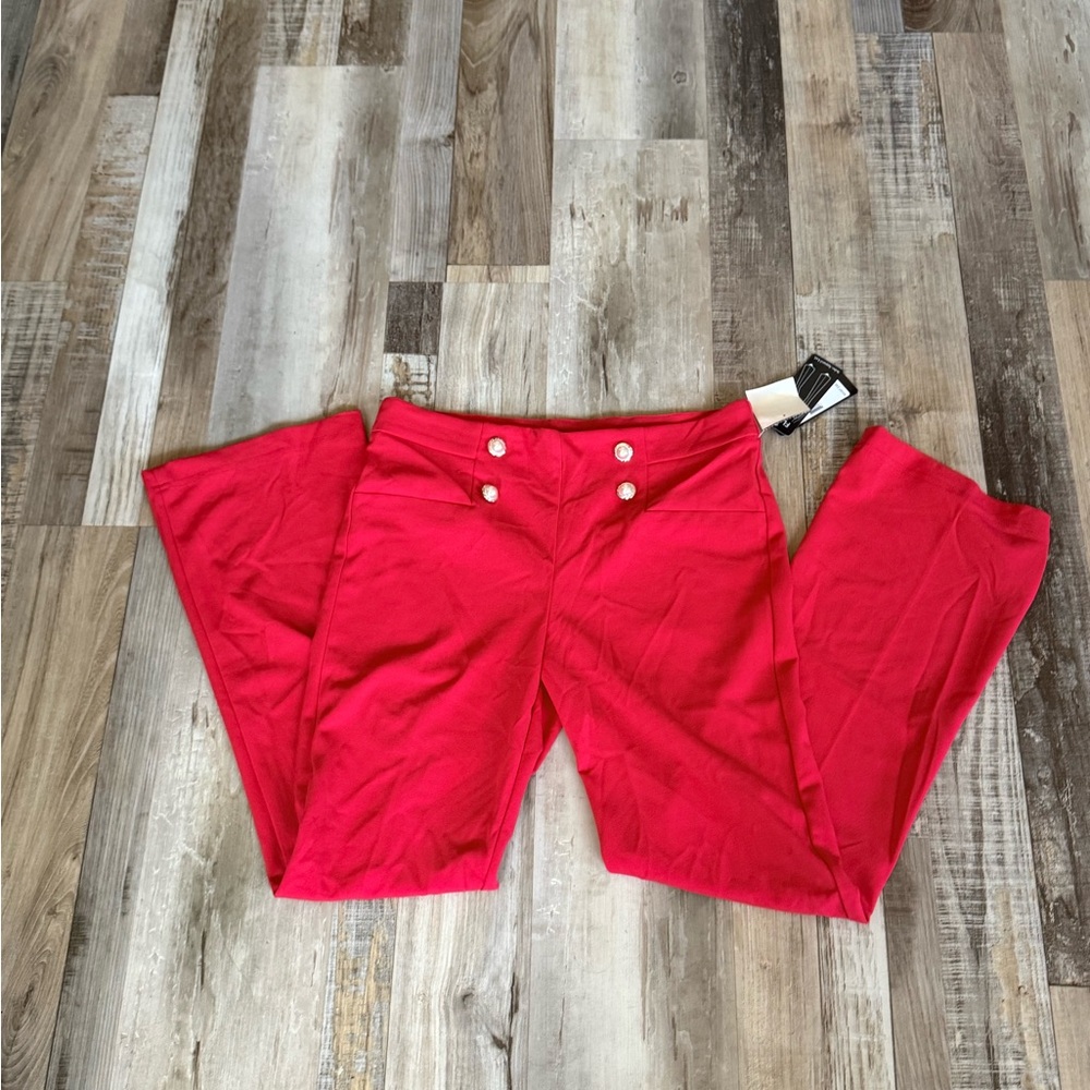 Women’s pink flare dress pants